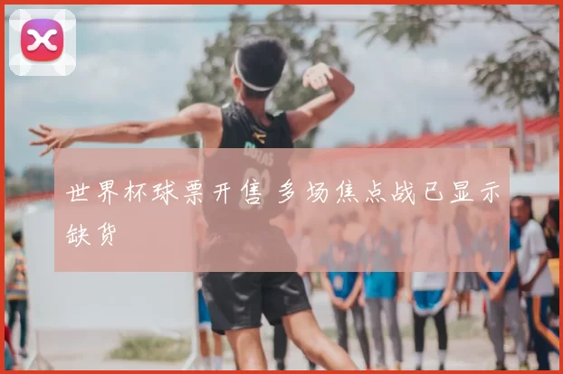 世界杯球票开售 多场焦点战已显示缺货