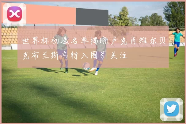 世界杯初选名单揭晓卢克肖维尔贝克布兰斯韦特入围引关注